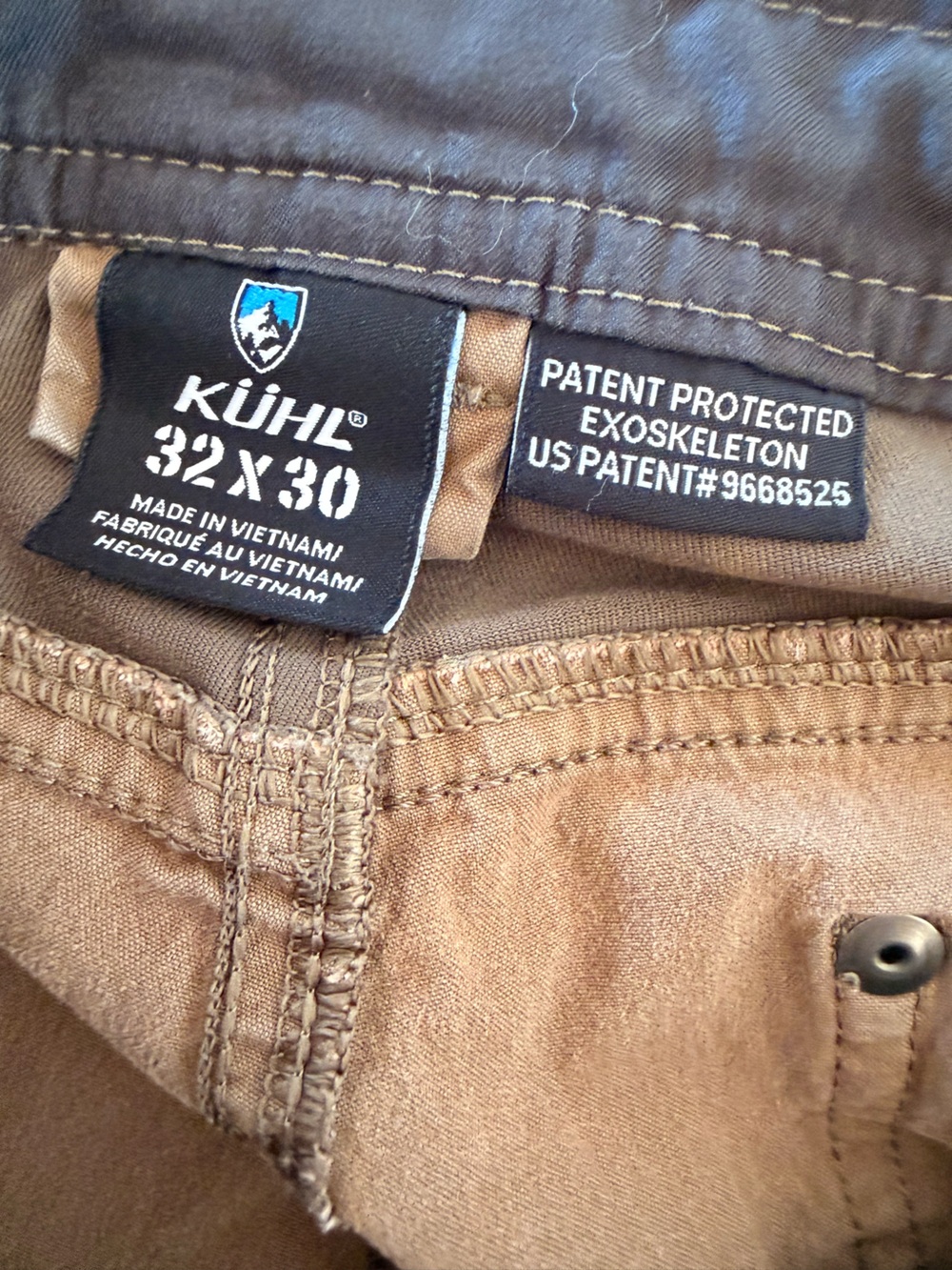MEN’S KUHL RADIKL HIKING OUTDOOR BROWN PANTS GORP-CORE WALKING CAMPING 32X30 - Picture 12 of 15